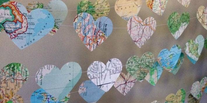 map hearts