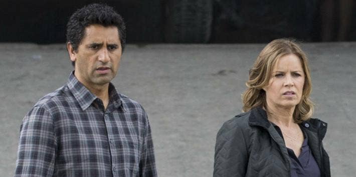 Kim Dickens and Cliff Curtis from Fear the Walking Dead