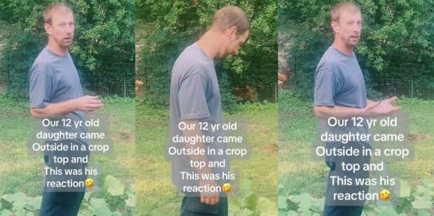 Dad Praised For Telling 12-Year-Old Daughter To Change Crop Top - Vimarsana News
