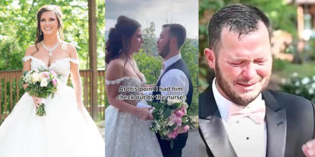 Bride Shares Video Of Groom After He Was Spiked By Wedding Guest