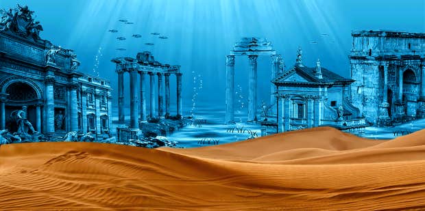 is lost city atlantis the sahara desert