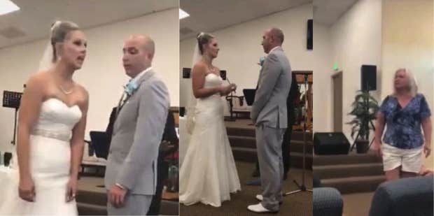 Mom Interrupts Wedding Vows After Bride Says Son Has Flaws