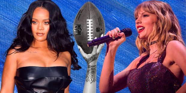 5 Clues Rihanna Is Planning To Bring Out Taylor Swift During Her Super Bowl Halftime Show Performance - YourTango