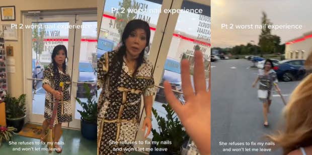 Nail Technician Follows Woman Out Of Salon After She Refuses To Pay For Her Nails Because They Look Terrible - Vimarsana News