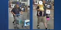 Florida man stealing diapers and baby wipes