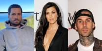 Scott Disick, Kourtney Kardashian, Travis Barker