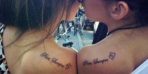 best friend quote tattoos 