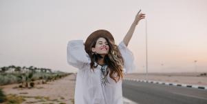 carefree girl