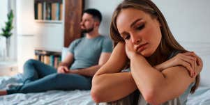unhappy couple