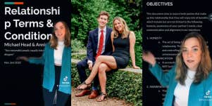 relationship contract annie wright michael head