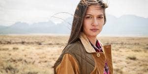 woman in desert