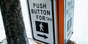 push button for sex sign