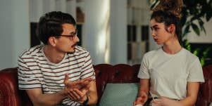 couple having serious talk