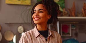 smiling woman