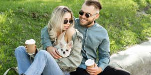 couple drinking coffee together