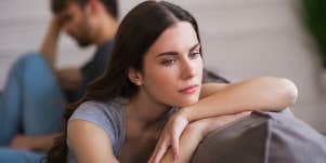 unhappy couple