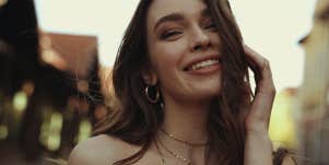 smiling woman