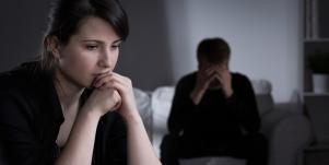 sad couple