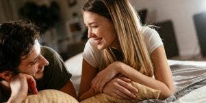 couple talking