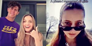 screenshot from a TikTok by LexiBrookeRivera with Lexi, Ben & another TikToker