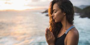 Woman praying