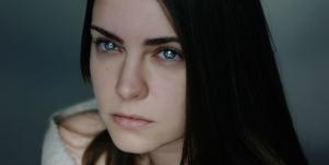 grieving woman