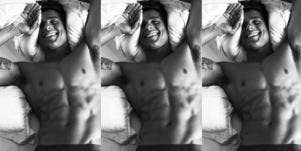Half naked man