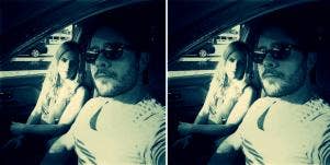 photo of author with ex-wife
