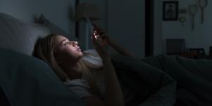 woman in bed