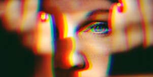woman's eye