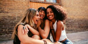 friends smiling