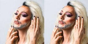 woman with beard