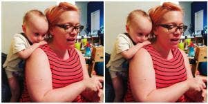 author with a child