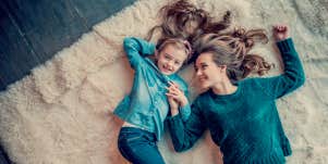 mom and daughter