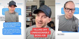 TikTok unreasonable boss lied hiring worker for remote role 