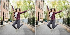 woman breaking out of her comfort zone