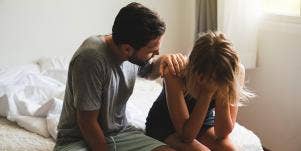 photo of couple fighting