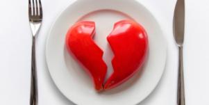 broken heart plate