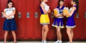 Cheerleaders and nerd