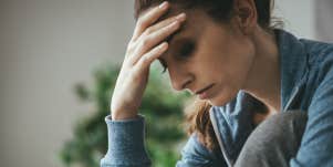 stressed woman