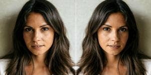 woman with long hair