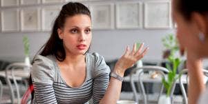 woman talking