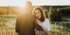 couple in sunset
