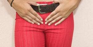 red pants
