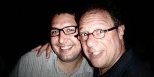 author and his father
