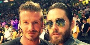 david beckham selfie