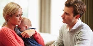 mom and dad with baby