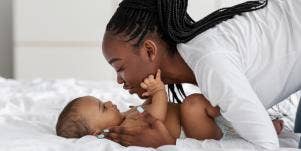 mom and baby