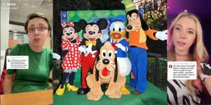 performers wearing costumes of Disney characters