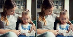 mother using parenting styles on preschooler